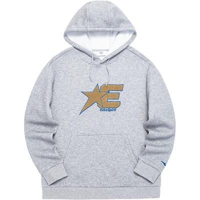 鸿星尔克连帽卫衣情侣加绒帽衫