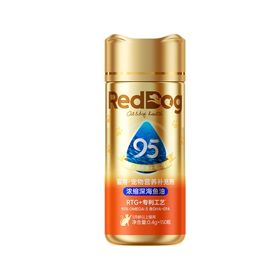 红狗RTG鱼油猫用omega3纯度99.9%