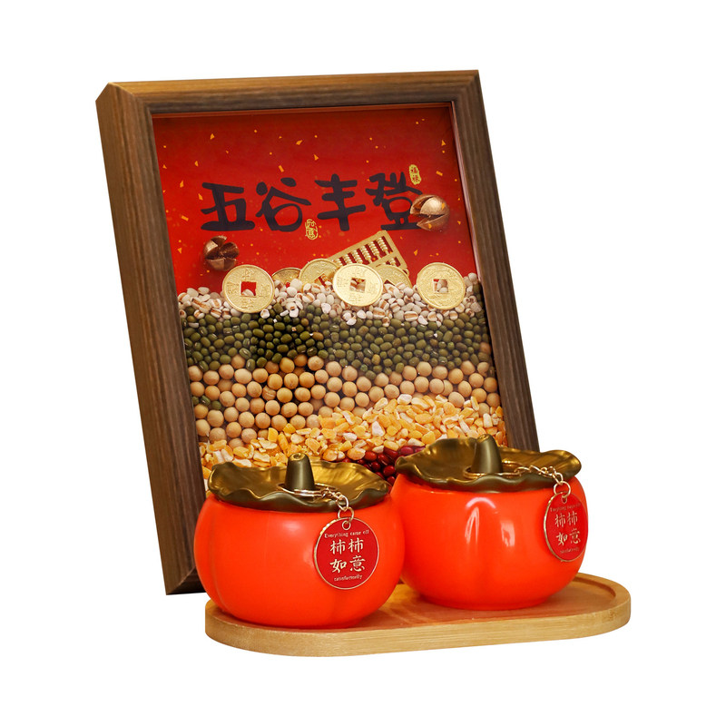 乔迁之喜摆件五谷丰登