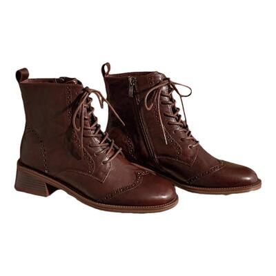 KISSCAT接吻猫复古时装马丁靴女