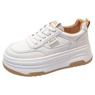 厚底小白鞋女小码女鞋32 33内增高小个子板鞋松糕显瘦轻便女单鞋