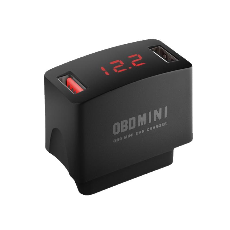 OBD车载充电器取电继电转usb快充