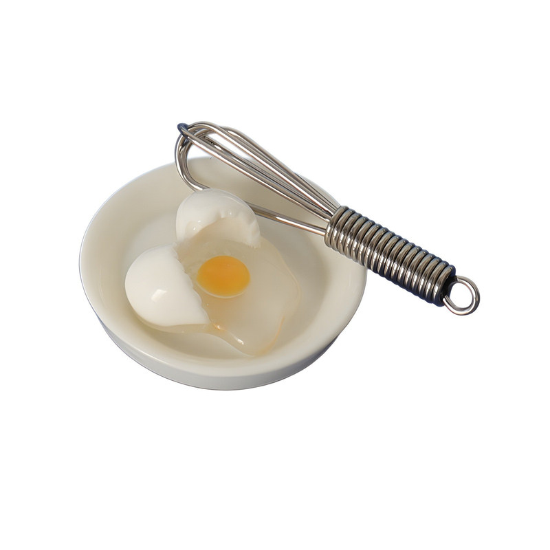 娃娃屋微缩厨房食玩鸡蛋打蛋器盘子煎蛋模型过家家小DIY装饰摆件