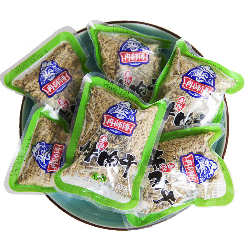 冉师傅牛肉干250g独立小袋装七香味牛肉末小孩老人吃的零食小吃