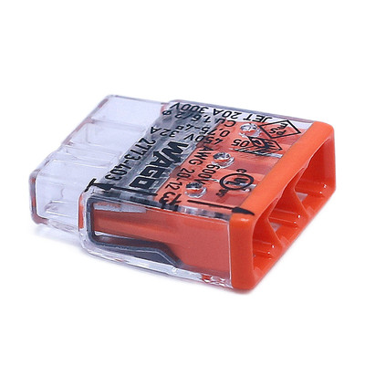 德国WAGO万可接线端子2773-403插拔式0.75-4平方电线并联排连接器