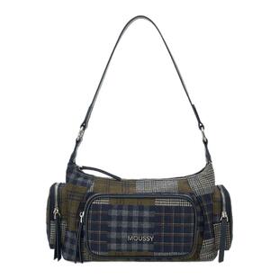 MOUSSY格纹游戏腋下包多功能时尚女包美拉德风小众流行专柜同款