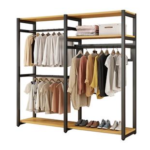 衣架卧室落地挂衣架置物架家用衣帽架衣帽间开放式衣柜挂衣服架子