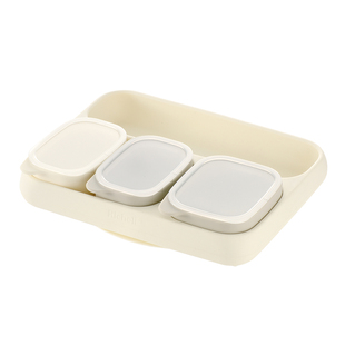 【新品】Richell利其尔TLI硅胶儿童餐具吸盘式餐盘餐碗宝宝辅食碗