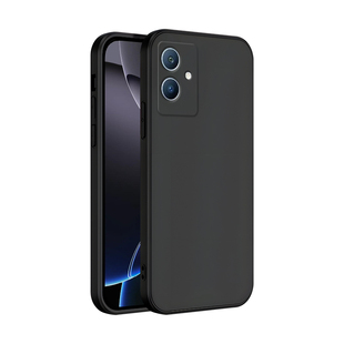 皑晨适用于vivoiQOOu5e手机壳V2197A软胶vivoiq005e软壳y33s简约y33e商务y52t纯黑IQOOu5e新款v2197a保护套潮