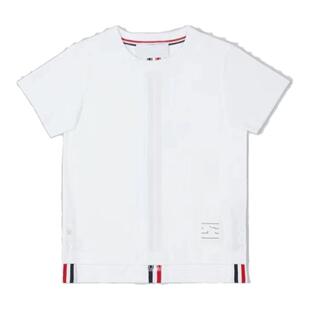 男童短袖t恤2025新款儿童半袖白色上衣夏季薄款童装小童条纹夏装