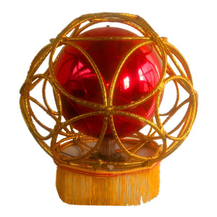 舞龙舞狮飞轮转动引龙球狮球绣球表演道具耍龙狮子龙戏珠社火用品