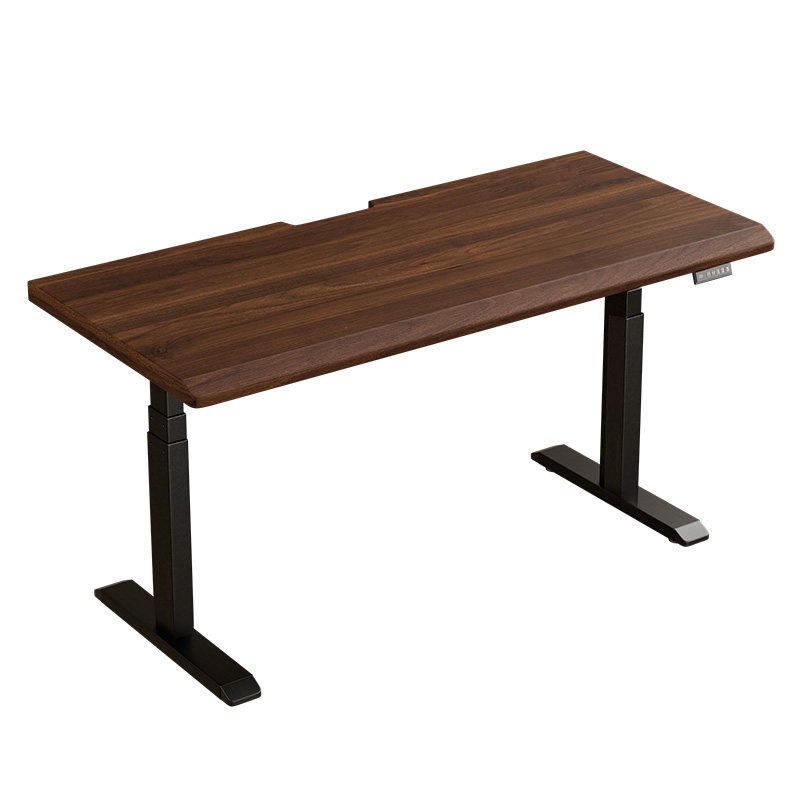电动升降桌实木书桌台式电脑桌电竞桌学习桌家用办公桌子工作台
