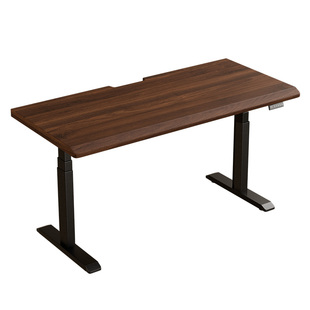 电动升降桌实木书桌台式电脑桌电竞桌学习桌家用办公桌子工作台