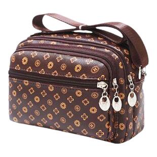 中老年女妈妈包单肩女包斜挎多层防水买菜小方包生意收钱包手机包