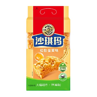 徐福记松软蛋黄味早餐沙琪玛