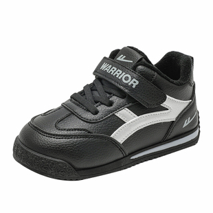 回力童鞋儿童鞋子冬季2025新款加绒保暖大童黑色运动鞋男童二棉鞋