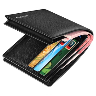 钱包男士真皮短款2025新款简约头层牛皮钱夹纯牛皮卡包薄款皮夹男