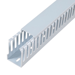 PVC阻燃工业塑料卡线槽控制柜走线槽配电明装行理线槽 整箱发货