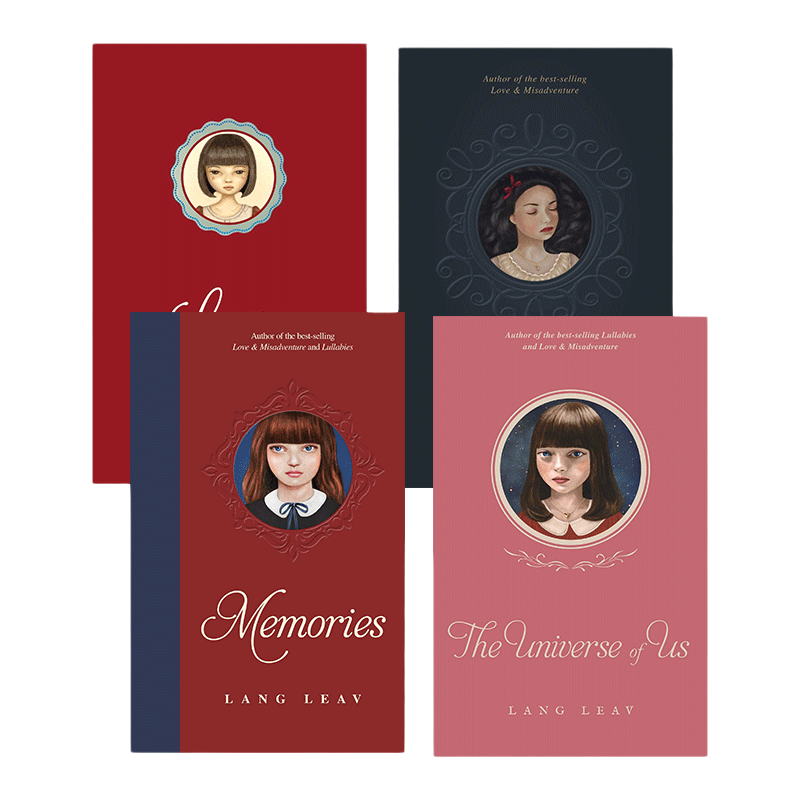 Lang Leav 4册 英文原版 爱和不幸Love adn Misadventure摇篮曲Lullabies记忆Memories我们的宇宙The Universe of Us 进口英语书籍