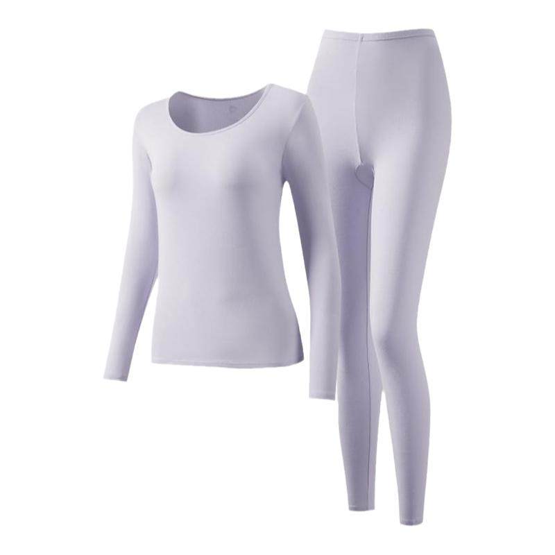 361秋衣秋裤女套装纯棉打底保暖内衣春秋冬季2025新款圆领打底衫