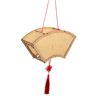 中秋节春节diy灯笼手工制作材料宫灯儿童手提幼儿园空白手绘花灯