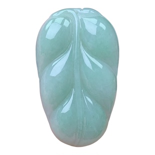 正品缅甸A货翡翠老种满绿树叶子大叶有成挂件吊坠男女款送礼带证