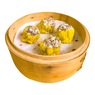 加藤利黑松露肉烧卖广式茶楼点心早餐猪肉干蒸速冻半成品广州早茶