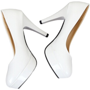 大码高跟鞋女细跟反串变装床上斩男变态调情趣黑色性感一次性红底