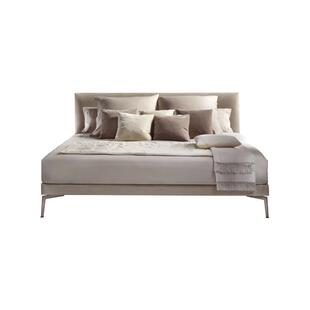 芬纳维亚传承 现代简约进口头层真皮婚床 Feel心愉 无床边双人床