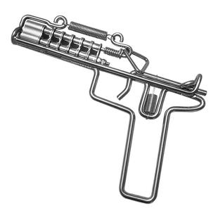 304不锈钢A款 火柴枪 链条枪 洋火枪 7080后传统玩具 纯手工制作