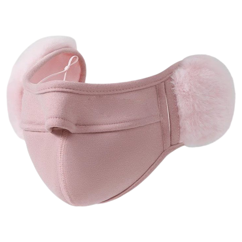 口罩冬季女骑行高颜值防寒护耳透气加厚毛绒保暖可洗耳罩男显脸小