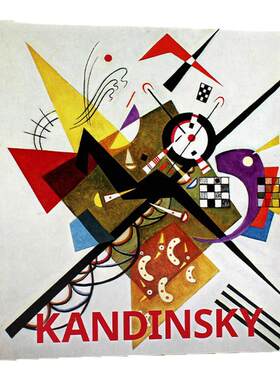 现货包邮 艺术家专著 Kandinsky 瓦西里·康定斯基 现代艺术代表人物 现代抽象艺术先驱 艺术入门画册 进口原版 多语种 精装
