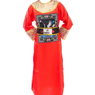 儿童汉服古装县官服状元服黄梅戏演出腰封服装男童女驸马演出服饰