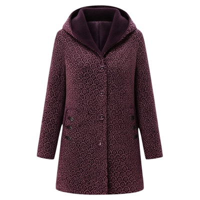 胖妈妈秋冬外套加肥加大码高贵