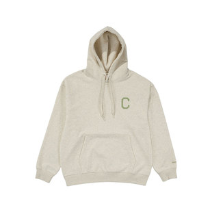 COVERNAT韩国卫衣女2025新款情侣长袖燕麦色韩系连帽早秋薄款卫衣