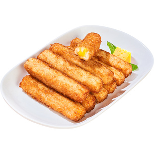 千味央厨芝士鱼柳鱼条奶酪芝士夹心油炸特色小吃半成品餐厅同款
