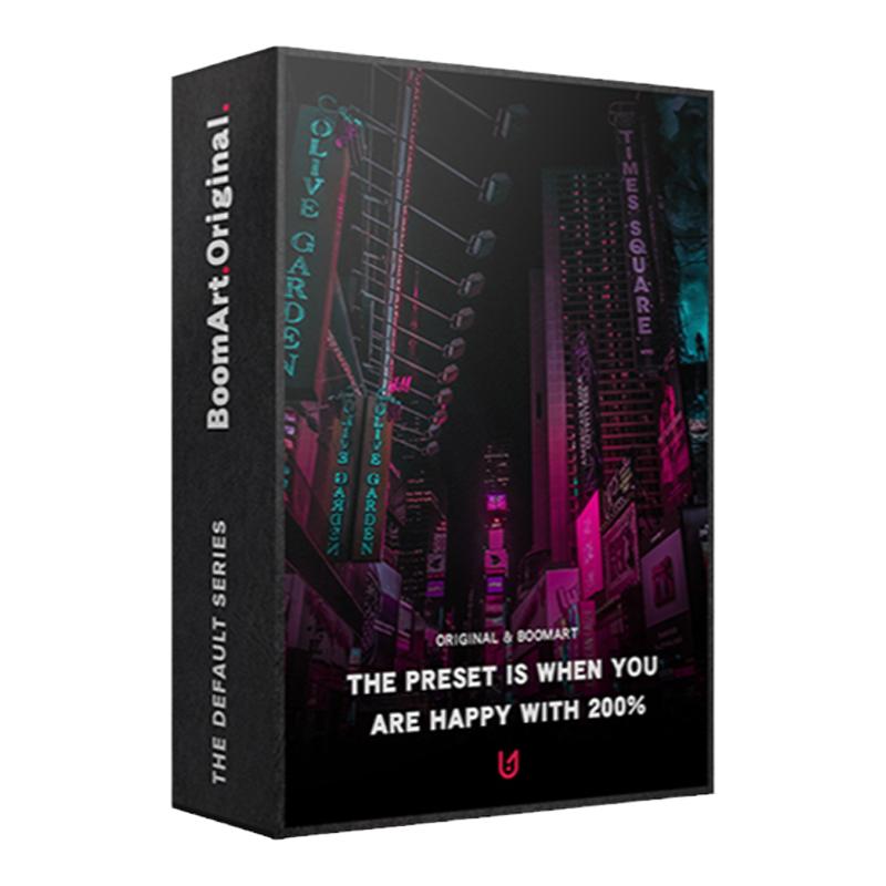 LR预设赛博朋克风城市街道霓虹夜景lightroom滤镜PS调色达芬奇LUT