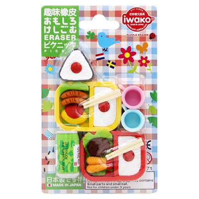日本进口IWAKOERASER岩泽卡通橡