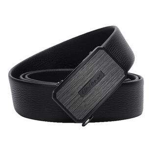 ELLE HOMME皮带男真皮时尚百搭自动扣腰带男士年轻人品牌正装裤带