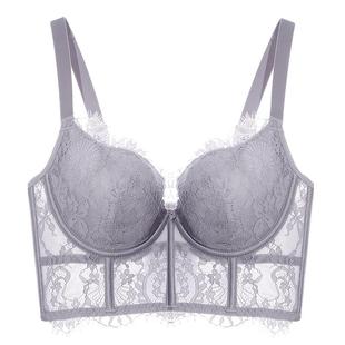 依曼丽BC罩杯蕾丝强效调整型文胸薄款性感聚拢收副乳记忆钢圈内衣