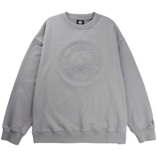 BURNIN *圆环LOGO 无帽卫衣重磅男生秋季新款美式上衣国潮情侣装