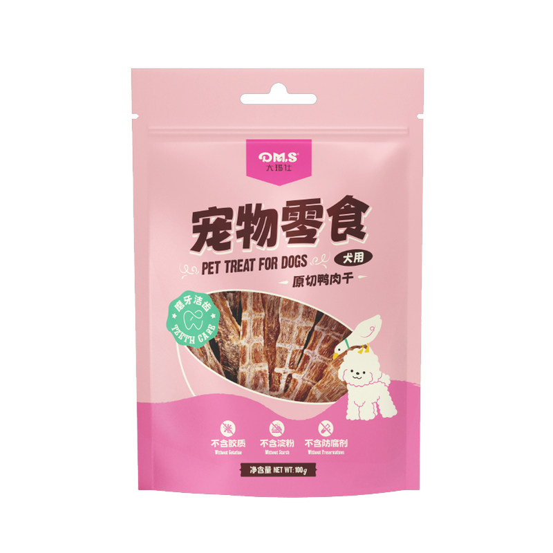 大玛仕狗狗零食鸭肉干100%鸭胸肉