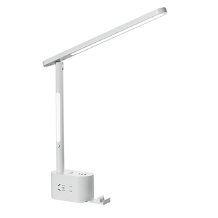 志高德国台灯学习专用护眼书桌学生宿舍防近视床头灯带USB插座