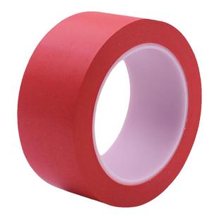 红色PVC警示胶带划线地标贴消防安全地标线地板地膜幼儿园工厂车间线警戒线隔离线彩色耐磨防水加厚地面胶布