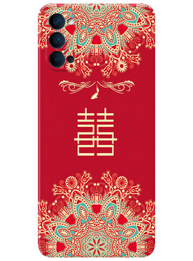 oppo中国风双喜Reno系列手机壳
