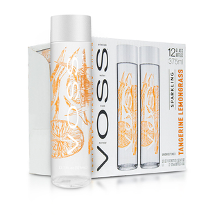 voss芙丝进口果味矿泉水青柠柑橘薄荷苏打水气泡水玻璃瓶饮用水