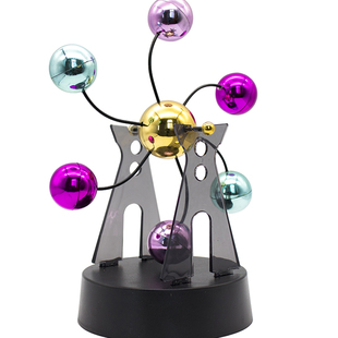 ins风高级感办公室桌面永动仪螺旋星系永动机抽象装饰摆件拍摄道