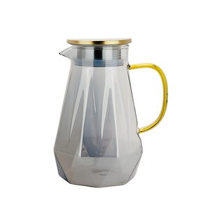 高级感客厅待客茶杯套装带把玻璃喝水杯家用耐高温凉水壶大容量