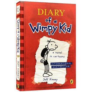 Diary of a Wimpy Kid 1 小屁孩日记1小鬼日记一册英文原版小说Jeff Kinney杰夫金尼 儿童文学英语课外阅读漫画读本 学校推荐