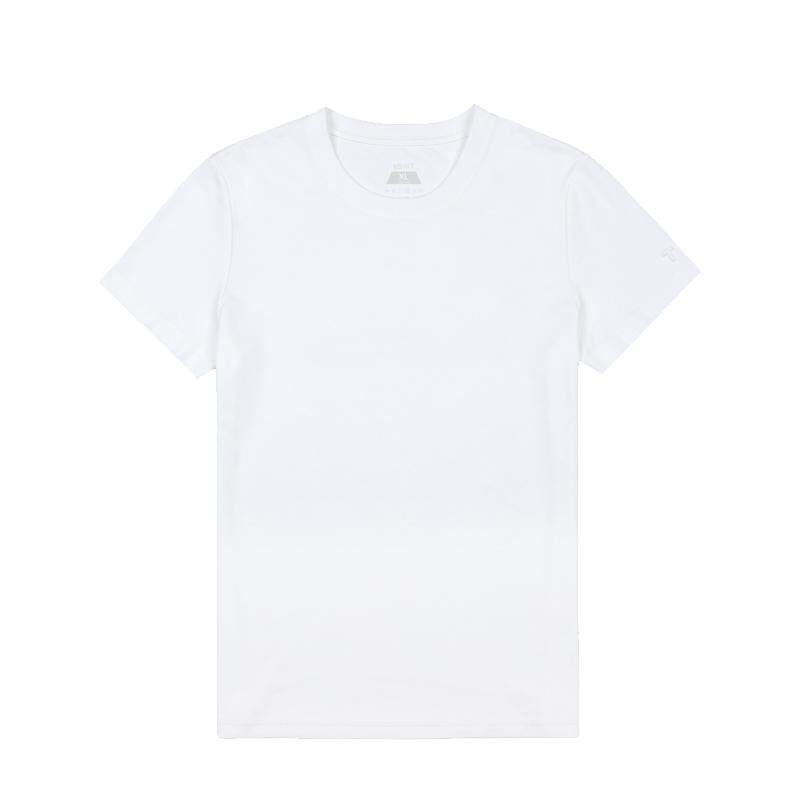 【西域水云棉】白小T三代男女短袖t恤纯棉免烫凉感体恤百搭打底衫